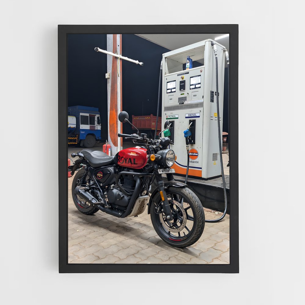 Poster Saga Majestueuse Enfield – affiche Royal Enfield (vue 2)